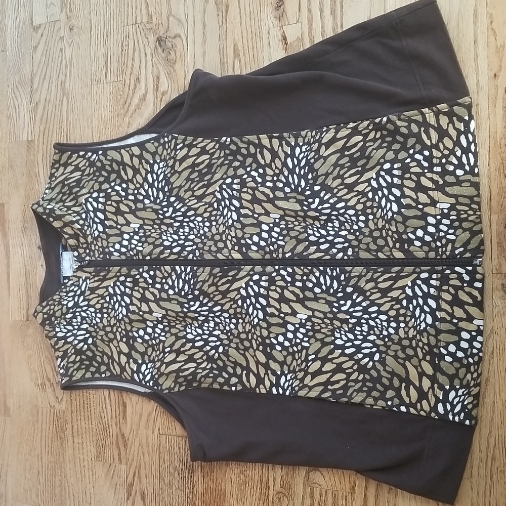 (XL) Koret Sport Vest with Glittery Metallic ❤ Gorgeous ❤ Holiday ❤ Layering